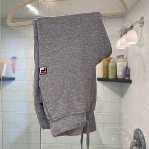 Gray FILA Joggers
